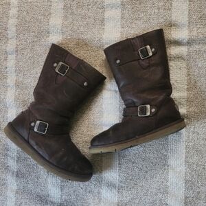 UGG Fluffy Brown Boots